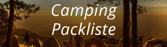 Die perfekte Camping Packliste