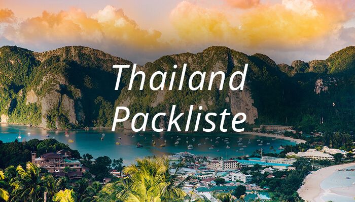 Packliste Thailand